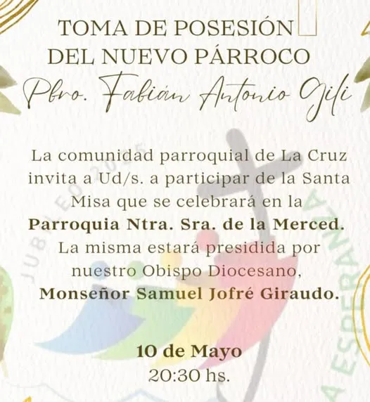 toma posecion parroco la cruz