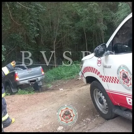 bomberos camikoneta recate