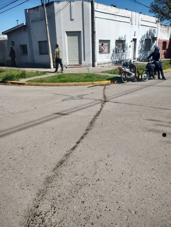 moto choque avarillas