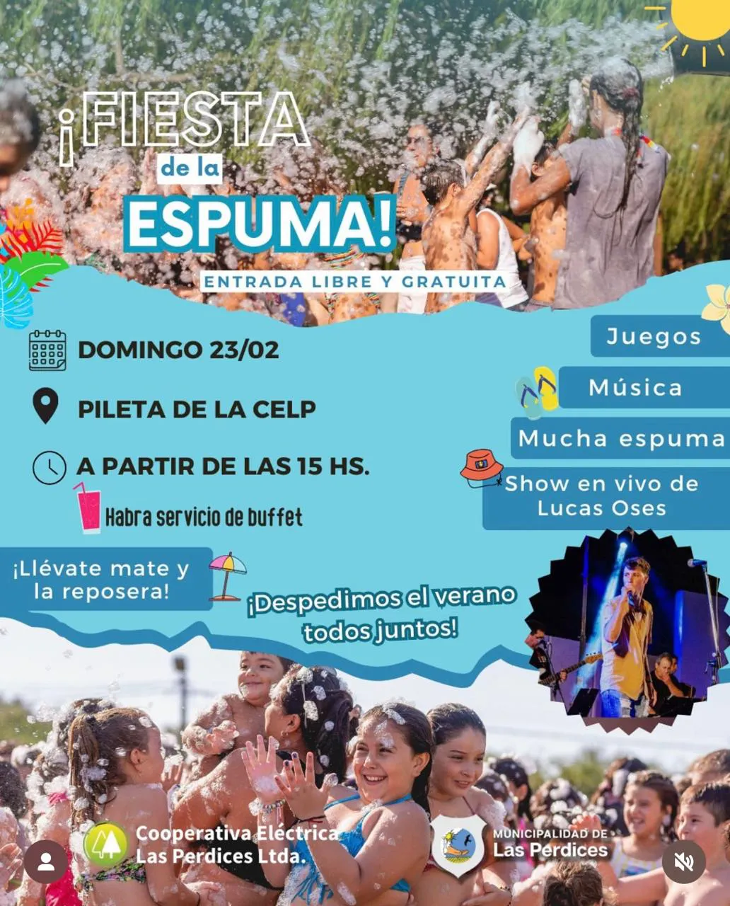 fiesta espuma las perdices
