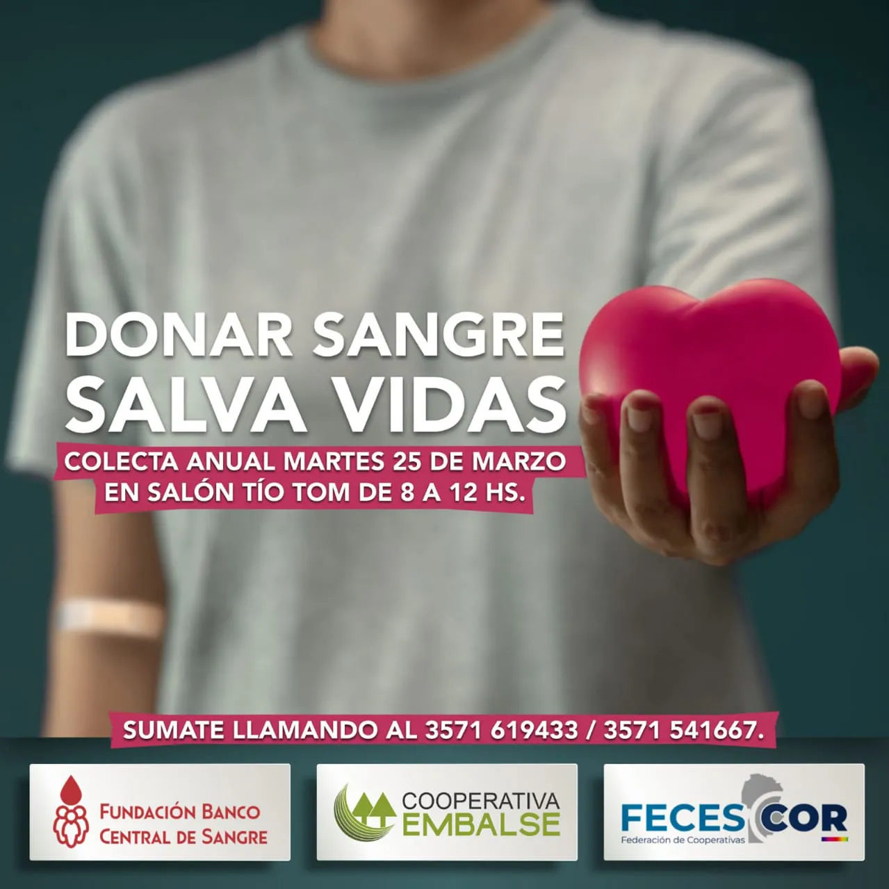 donar sangre embalse