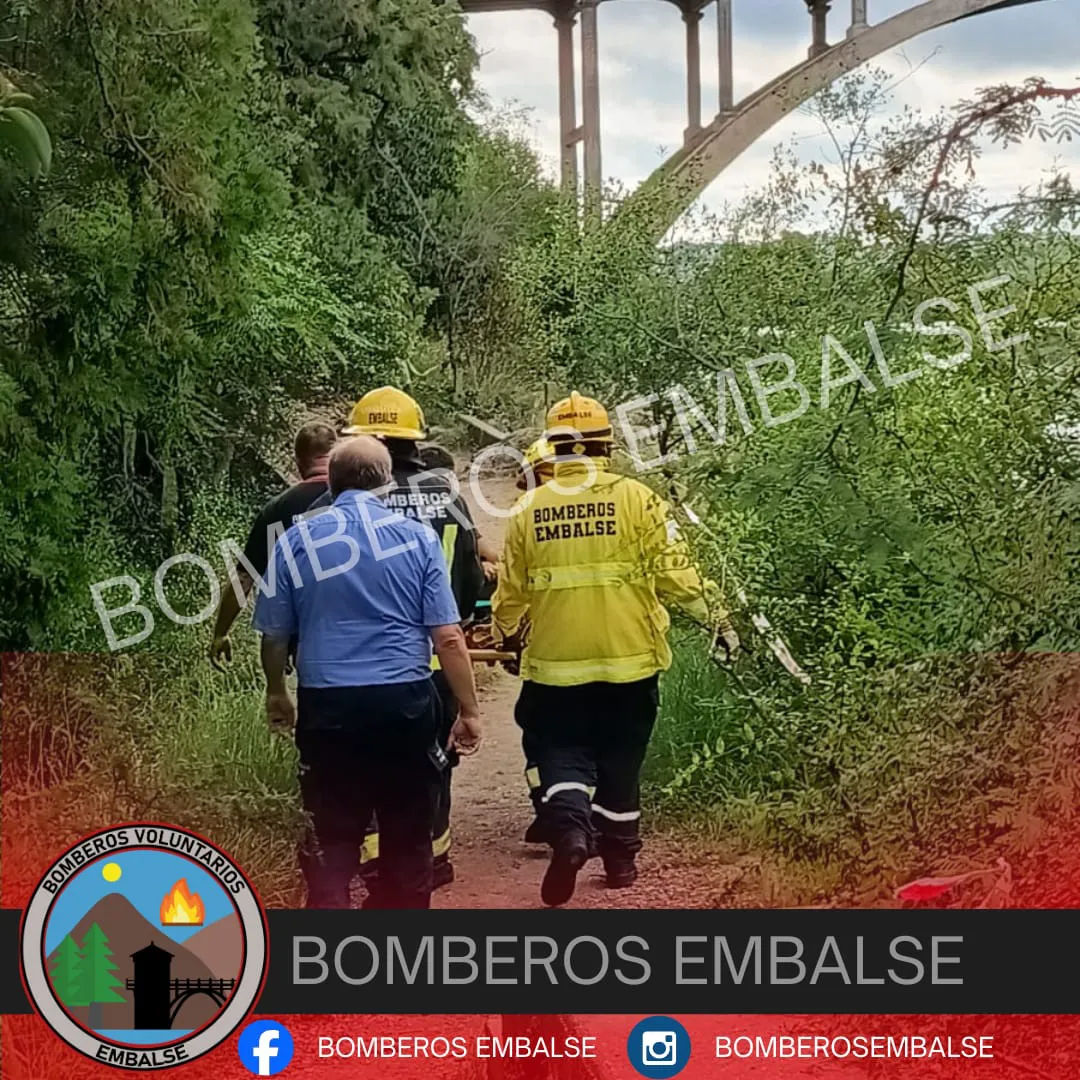 bobmberos embalse rescate