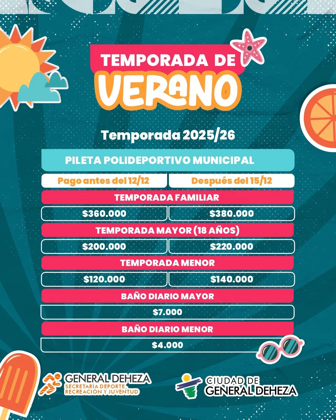 temporada verano deheza