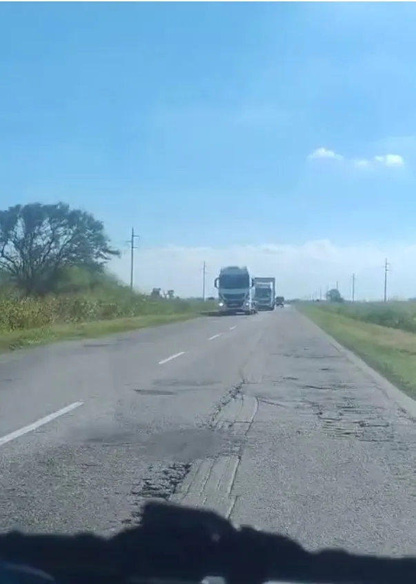 Reclamo por el estado crítico de la Ruta Nacional 158