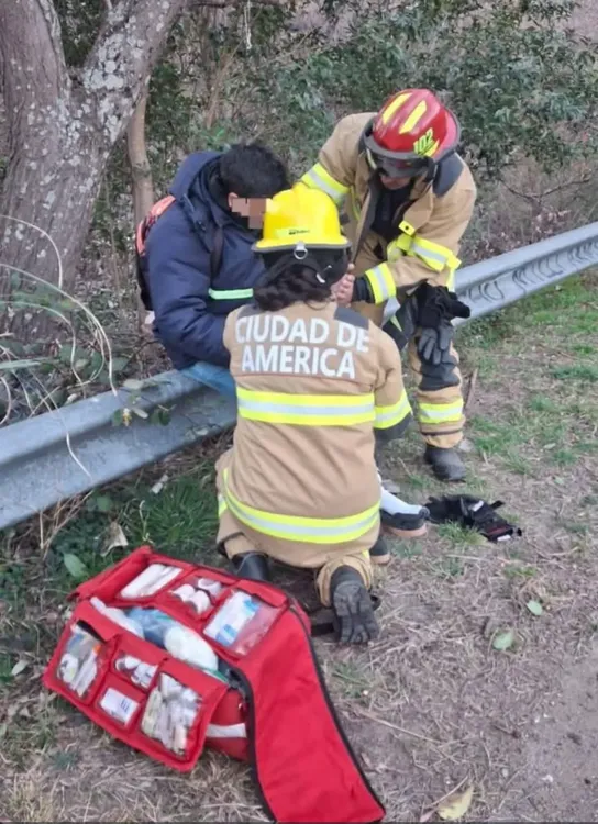 accidente bomberos ciudada merica