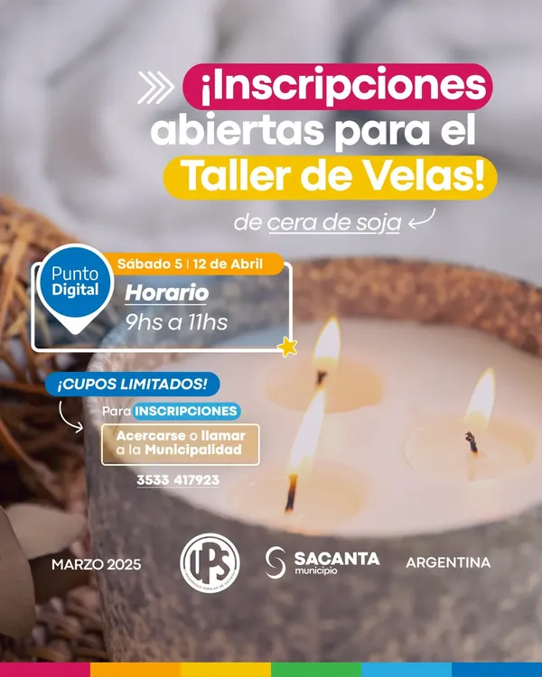 taller de velas