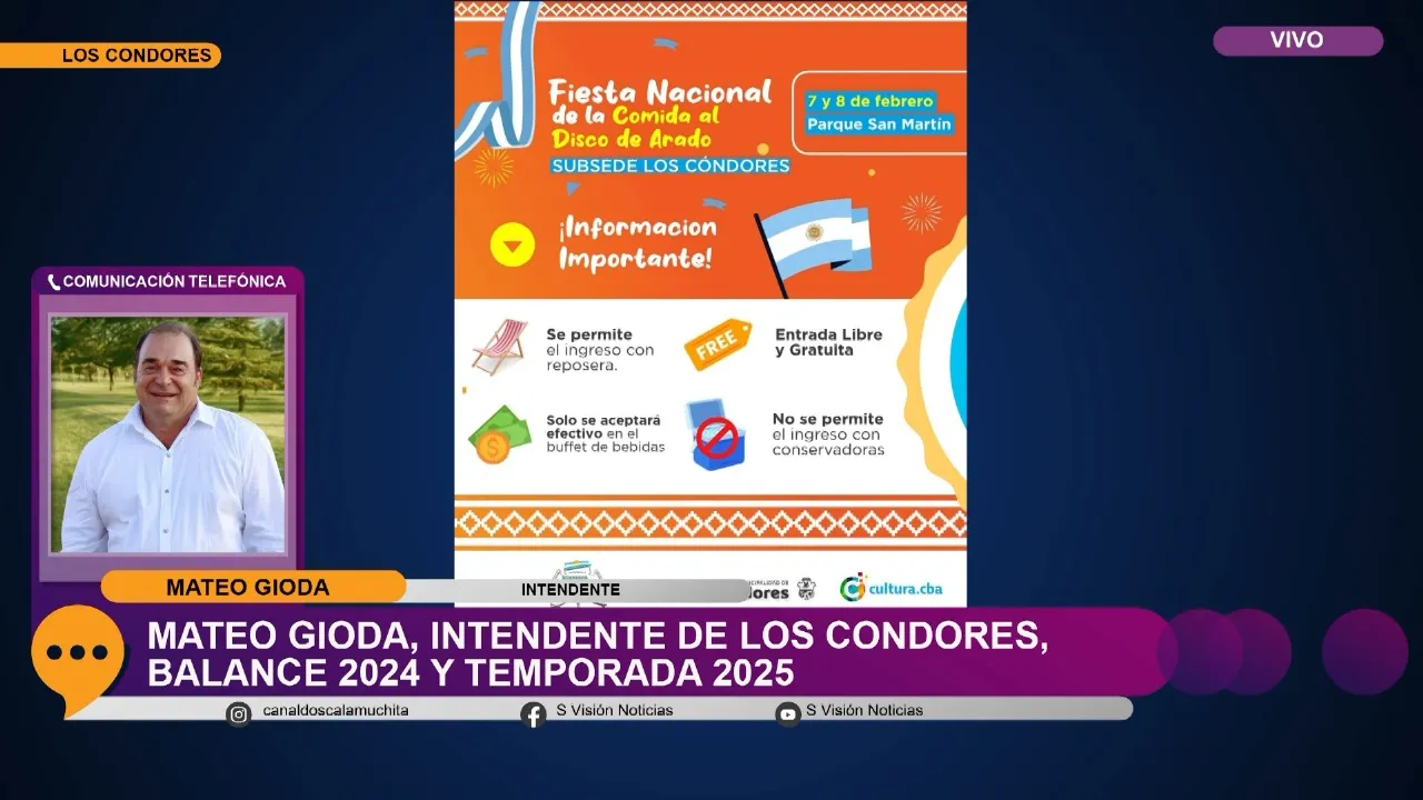 los condores comida al disco de arado 2