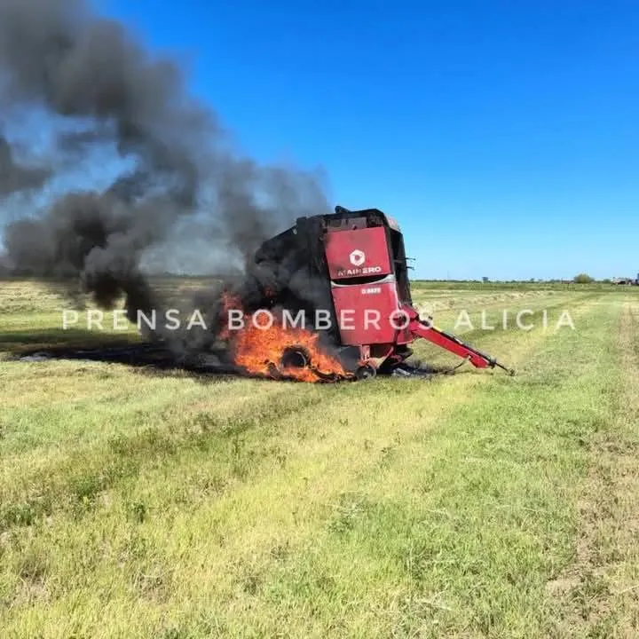 incendio maquina alicia