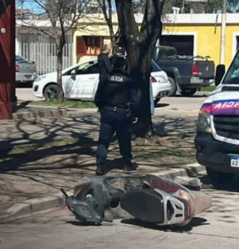 moto accidente deheza